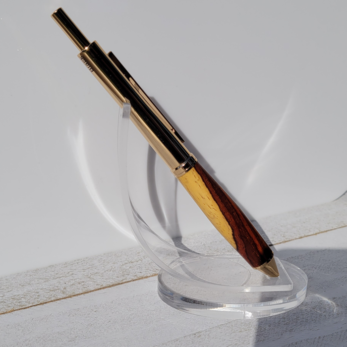 Wood Oak Hardwood Four-Way Pen