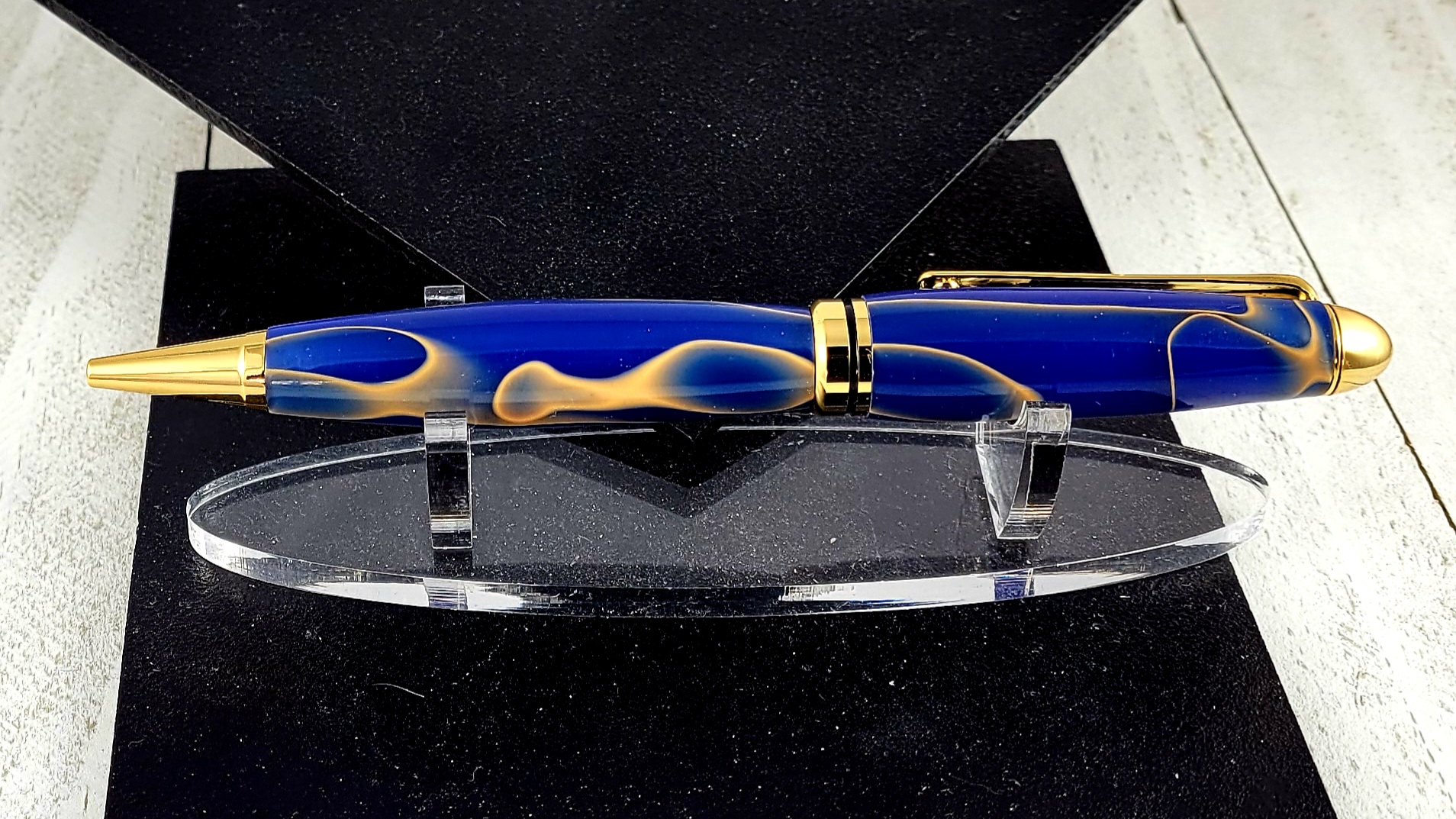 Blue & Gold Custom-made Pen